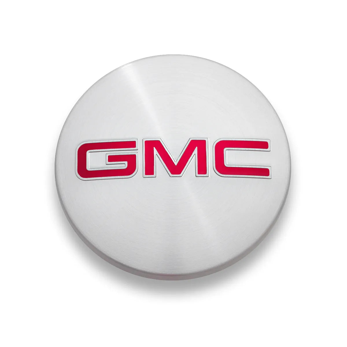 Center Cap in Brushed Aluminum with GMC Logo
