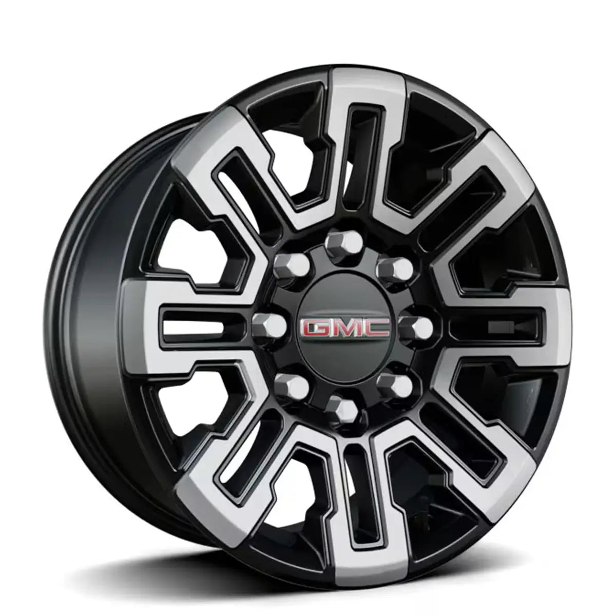 GMC wheel rim on a white background