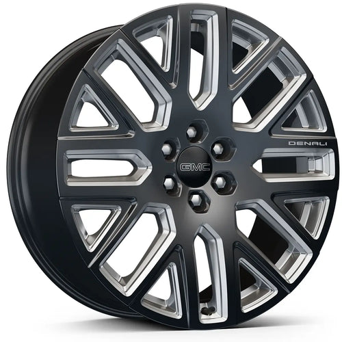 24-Inch Selective Machined and After Midnight Metallic Painted